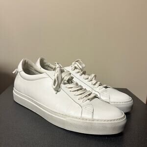 Givenchy Urban Street Sneakers Leather All White Men’s EU 44 US 12 Low Top